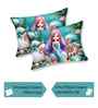 7D Printed Ocean Shells Kids Microfiber Queen Size Double Bedsheet with Pillow Covers