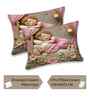 7D Printed Sleeping Doll Microfiber Queen Size Double Bedsheet with Pillow Covers