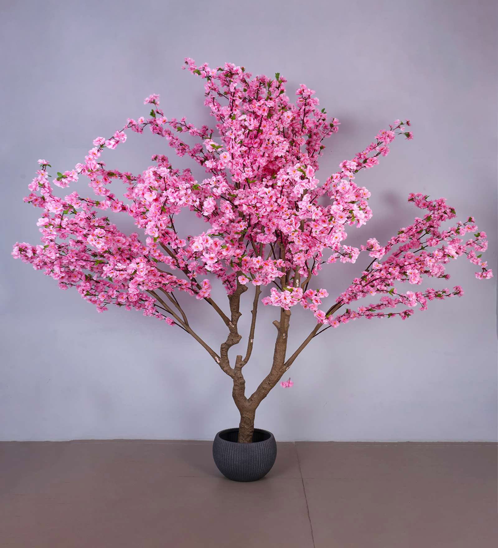 8.2Ft Artificial Cherry Blossom Tree Plant with Pot 8.2Ft Artificial Cherry Blossom Tree Plant with Pot