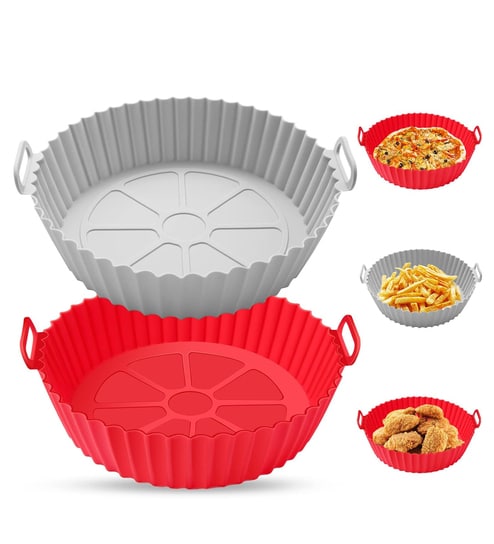 8 Inch Silicone Nonstick Reusable Heat Resistant Baking Tray sable Heat Resistant (Multicolor)
