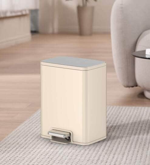 8 Litre Bronze Copper Stainless Steel Dustbin