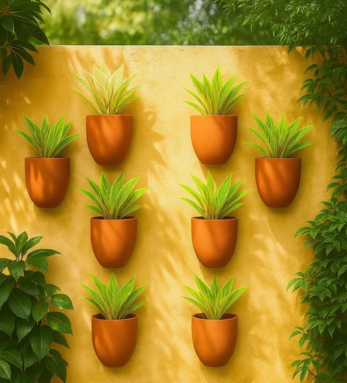 8 Pcs Red Terracotta 4.5 Inchs Planters