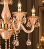 8 Arm Crystal & Glass Luxury Chandelier