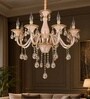8 Arm Crystal & Glass Luxury Chandelier