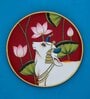 Red Caw 8 Inch Wooden Wall Plate
