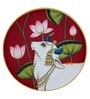 Red Caw 8 Inch Wooden Wall Plate