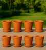 8 Pcs Red Terracotta 3.5 Inchs Planters