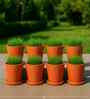 8 Pcs Red Terracotta 5.5 Inchs Planters