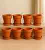 8 Pcs Red Terracotta 6 Inchs Planters