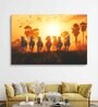 8 Running Horses Canvas Painting