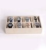 Cream 8 Slot Watch Tray
