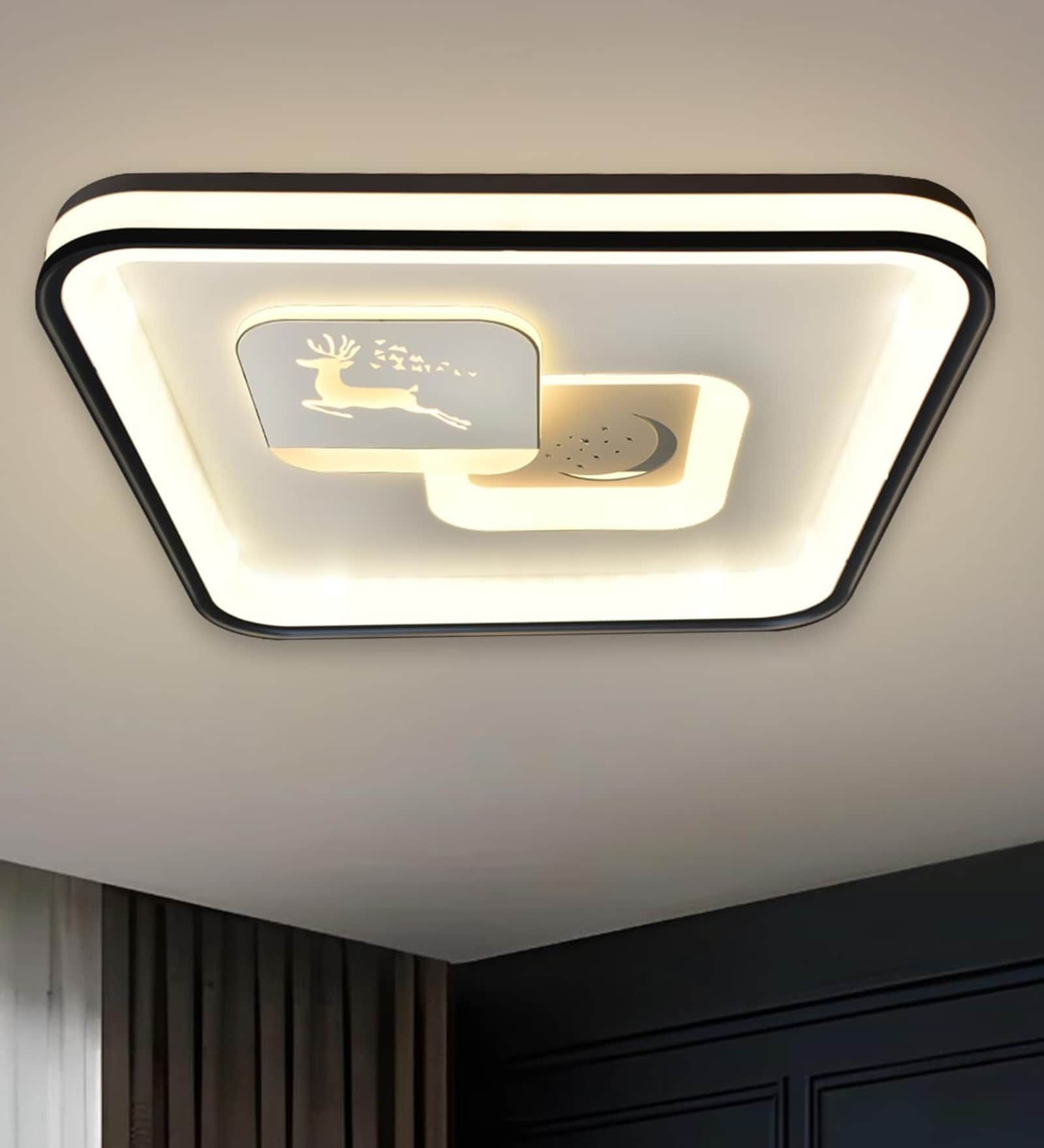 80W 2-in-1 LED Ceiling & Wall Light