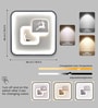 80W 2-in-1 LED Ceiling & Wall Light