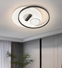 80W Multi-Ring LED Ceiling Chandelier with 3 Light Modes