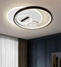 80W Multi-Ring LED Ceiling Chandelier with 3 Light Modes