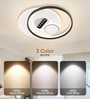 80W Multi-Ring LED Ceiling Chandelier with 3 Light Modes