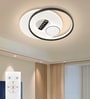 80W Multi-Ring LED Ceiling Chandelier with 3 Light Modes
