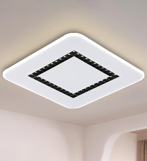 85W 50 cm Square LED Ceiling Chandelier with 3 Color Modes