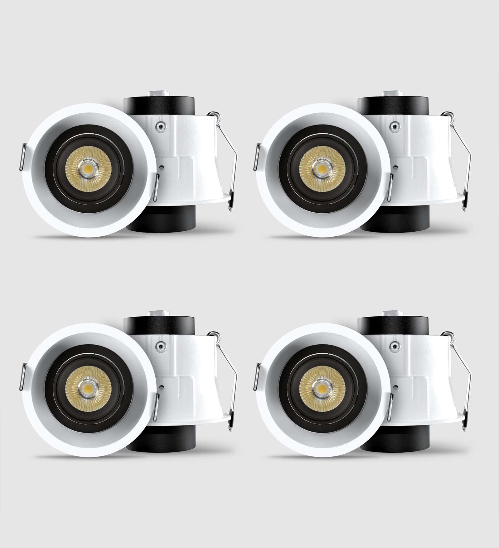8W COB Recessed LED Ceiling Light Pack of 4