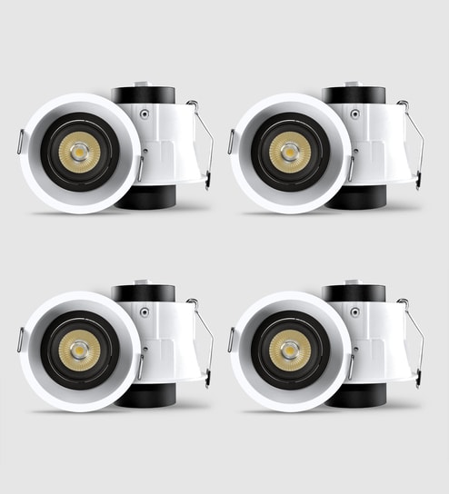 8W COB Recessed LED Ceiling Light Pack of 4