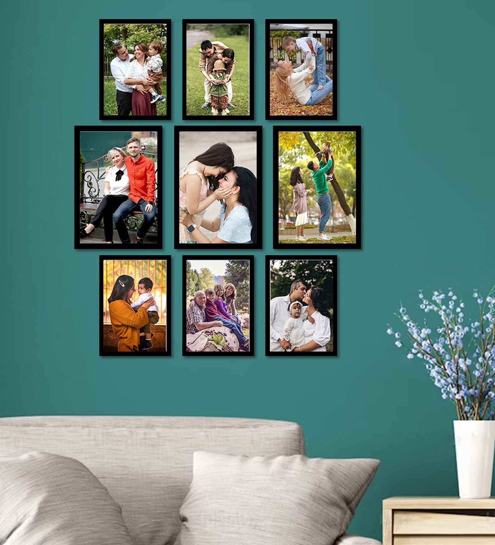 Buy 9 Pcs Wall Collage Photo Frames at 20% OFF by Suveharts | Pepperfry