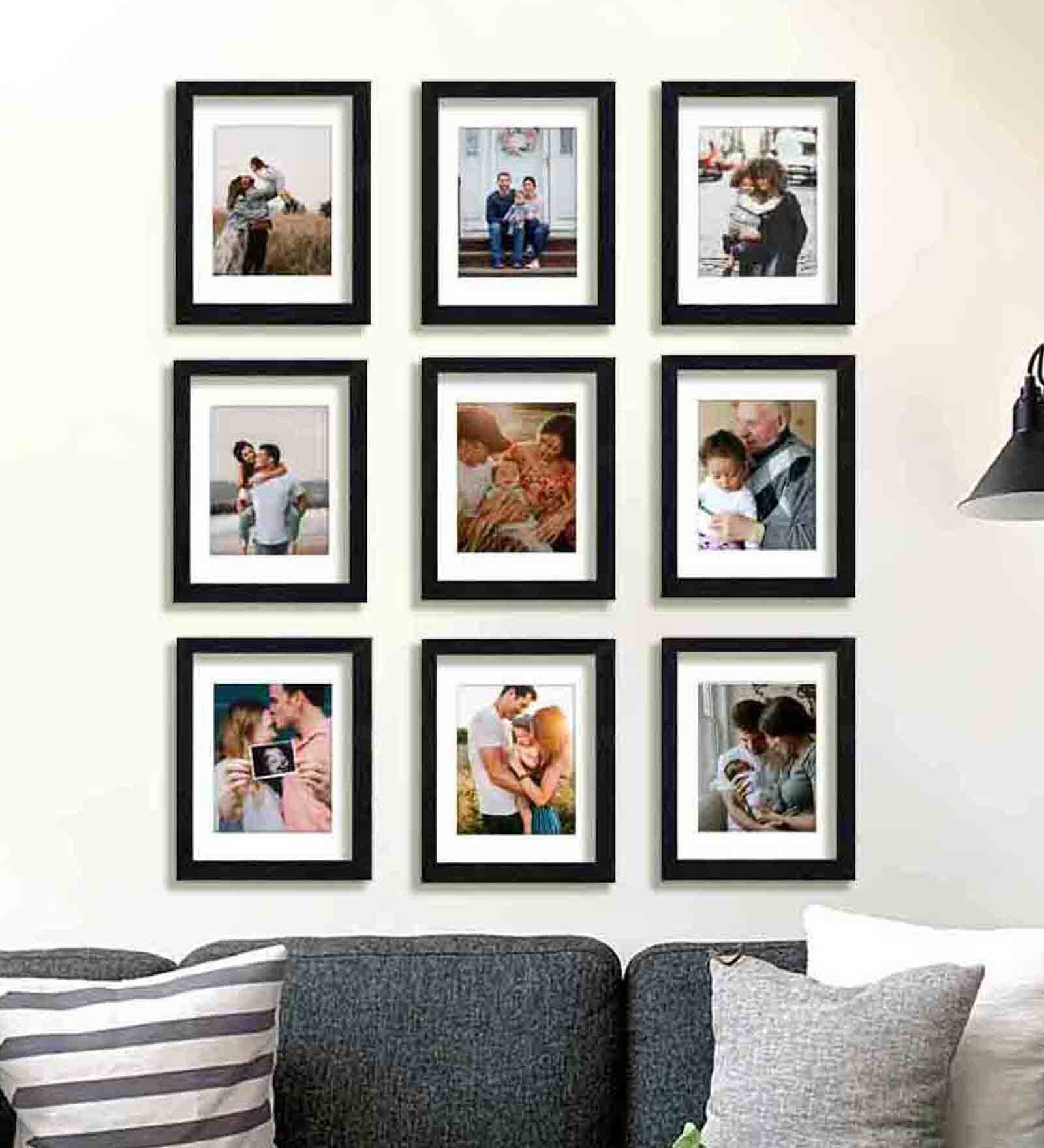 Buy 9 Pcs Wall Collage Photo Frames at 41% OFF by Suveharts | Pepperfry