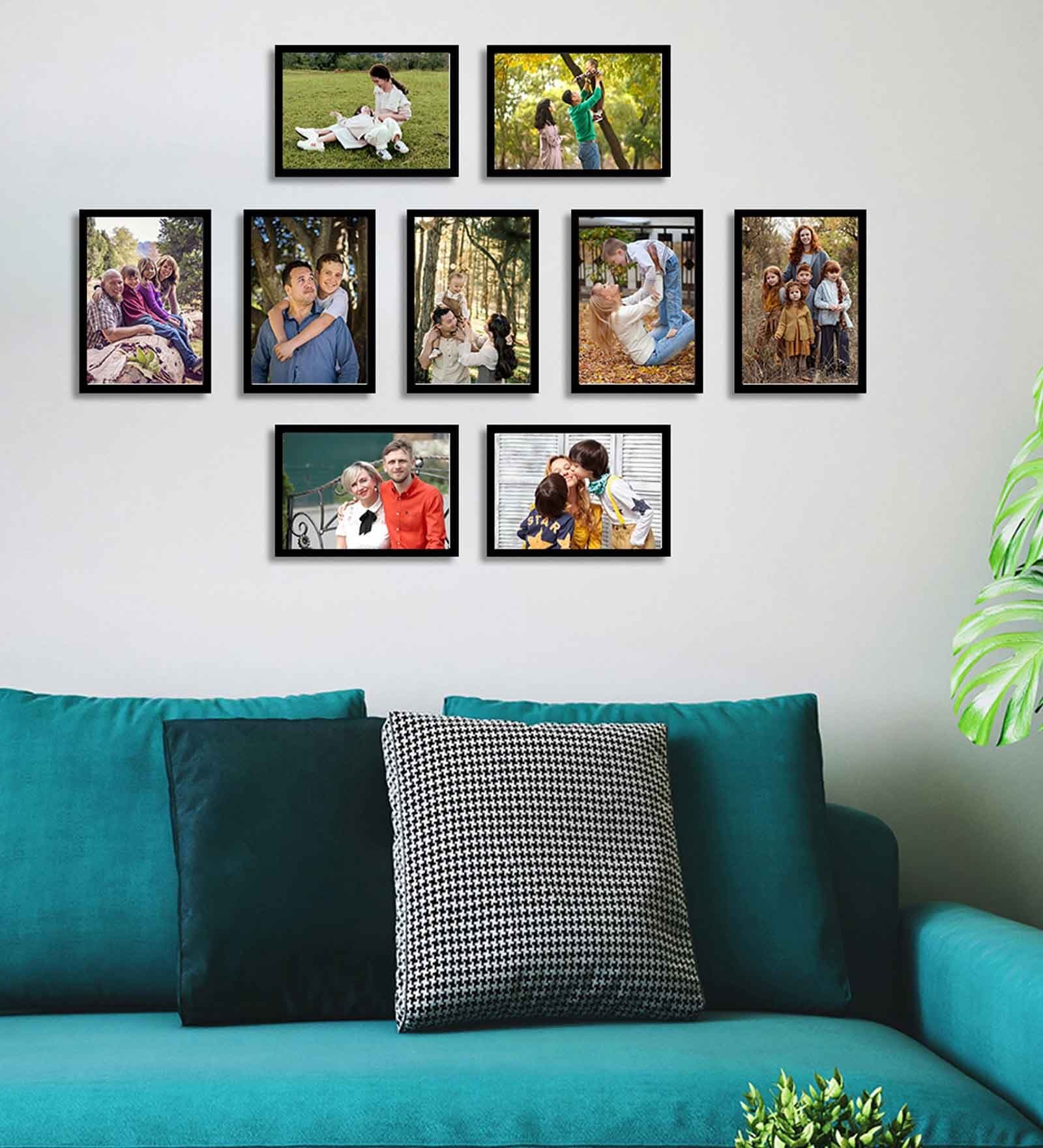 Buy 9 Pcs Wall Collage Photo Frames at 42% OFF by Suveharts | Pepperfry