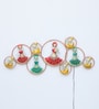 9 Circle Dolls Multicolour Metal Wall Art With LED