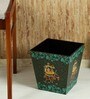 9 Litres Wooden Open Dustbin