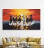9 Running Horses Canvas Painting