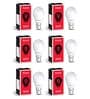 9 W Standard B22 LED Bulb (White, Pack of 6)