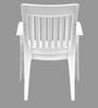 Hugo-Rover Coffee Table Set (4 Chairs + 1 Table) in White Colour