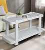 Rover Plastic Coffee Table in White Finish