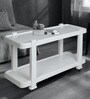 Rover Plastic Coffee Table in White Finish