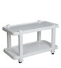 Rover Plastic Coffee Table in White Finish