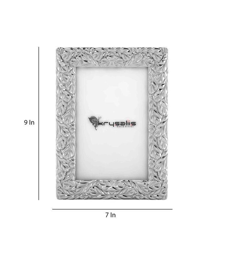 Buy Pure Silver Photo Frame Decor Gift By Krysaliis Solid Silver Online