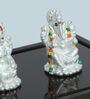 999 Pure Silver Ganesh Laxmi Idols