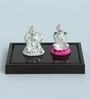 999 Pure Silver Ganesh Laxmi Idols