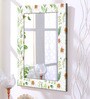 White MDF Contemporary Wall Mirror