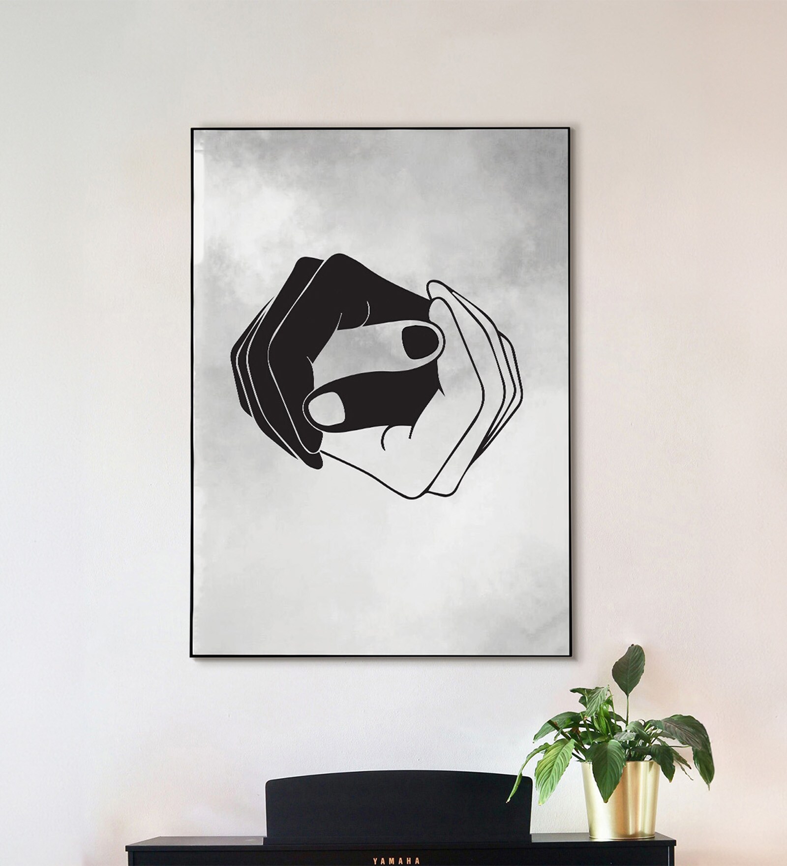 A Bridge Of Hands Wall Art Print