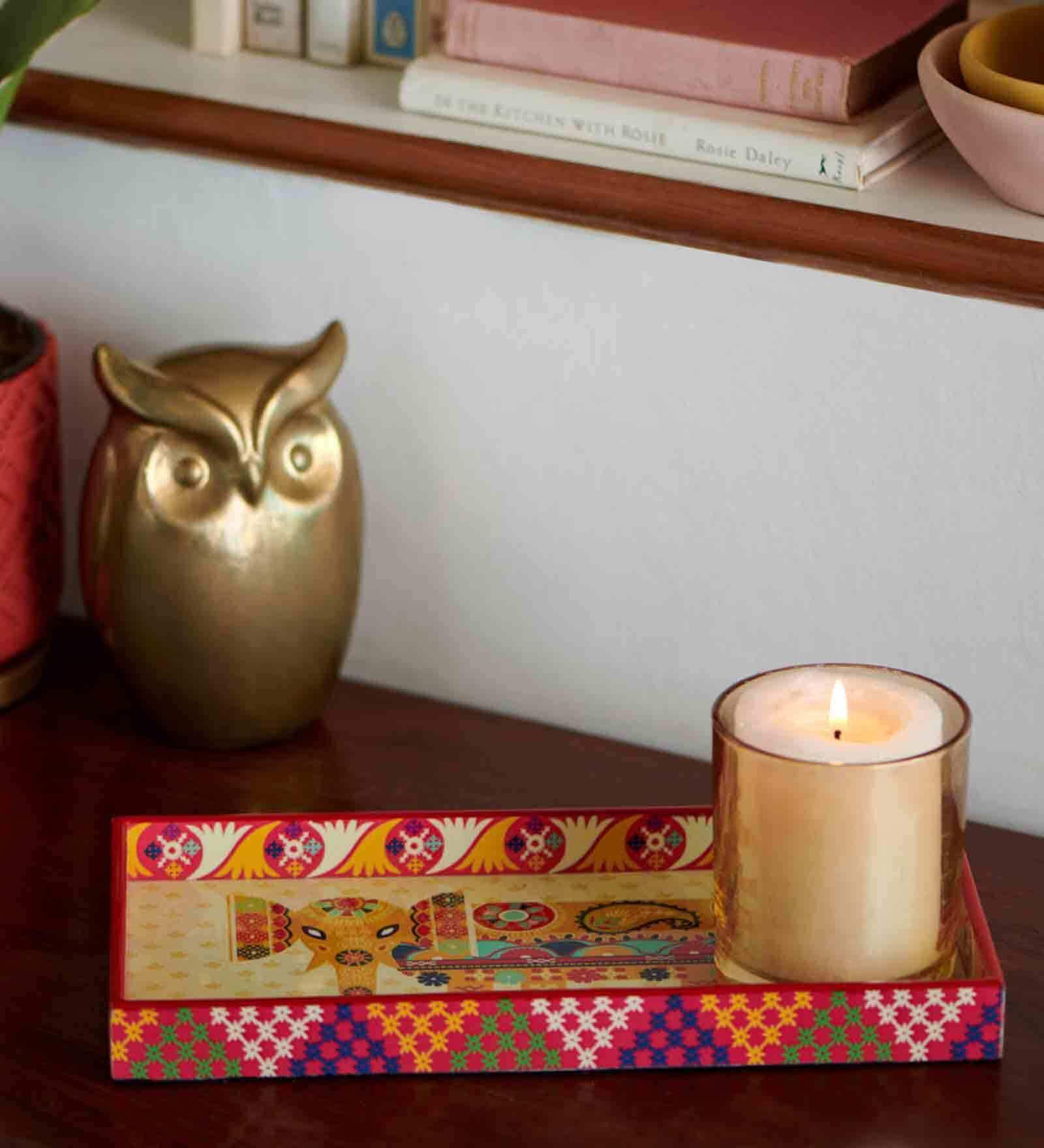 A Trunkloads of Love MDF Tray In Red