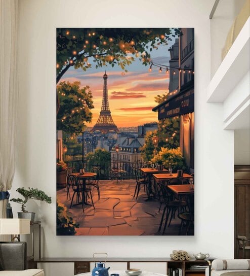 A Parisian Evening Canvas Painting