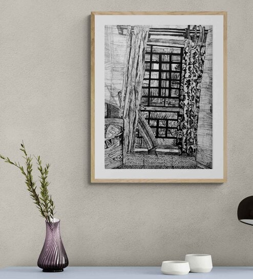 A View From My Window Handmade Acrylic Paint On Canvas Unframed