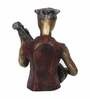 A Man With Hat & Guitar Polyresin Figurine