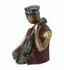 A Man With Hat & Guitar Polyresin Figurine