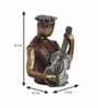 A Man With Hat & Guitar Polyresin Figurine