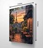 A Parisian Evening Mini Canvas Frame