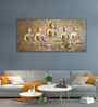 A Premium Golden Buddha Spiritual Canvas Wall Painting