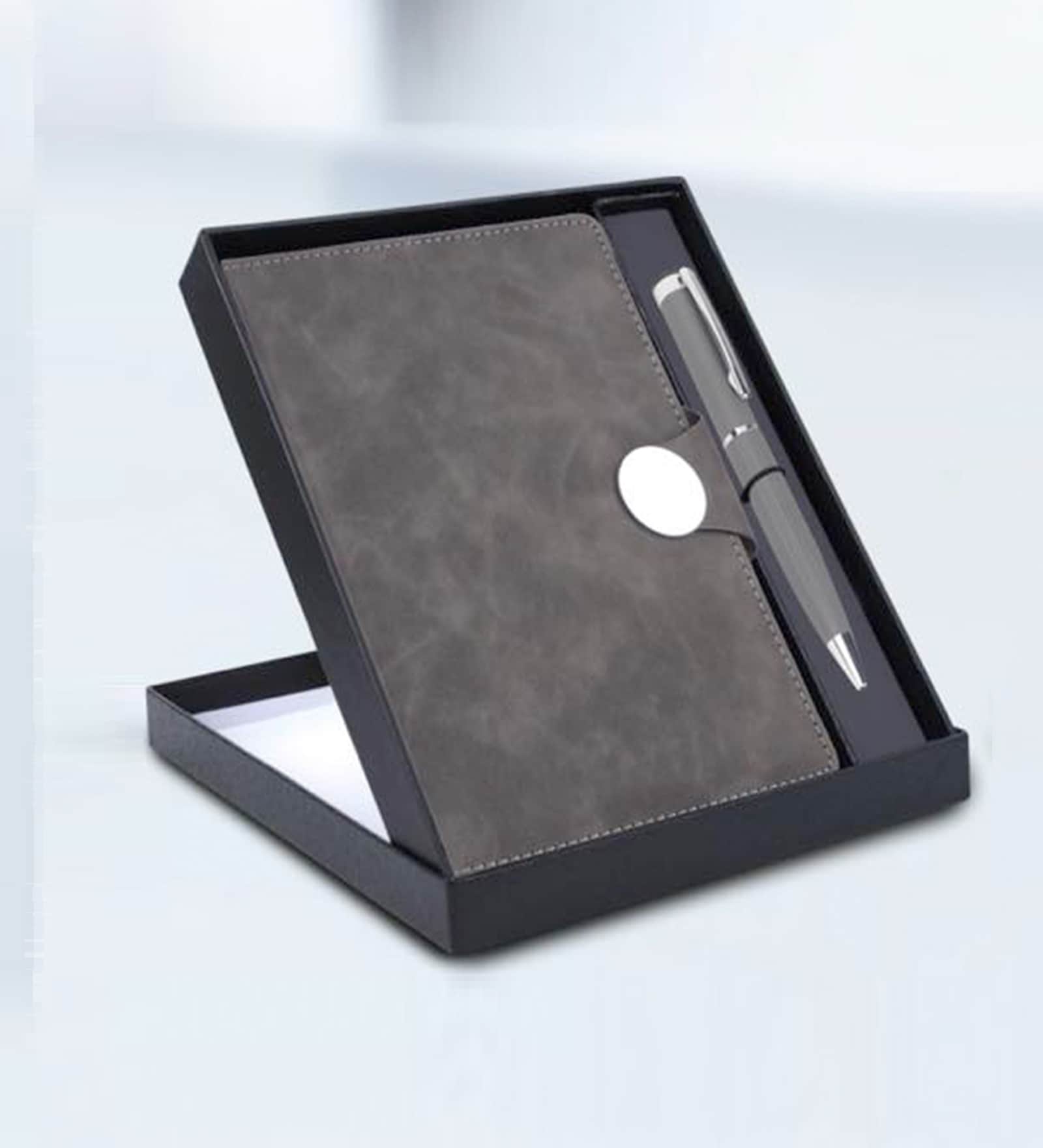 A5 Notebook with Metal Pen Set