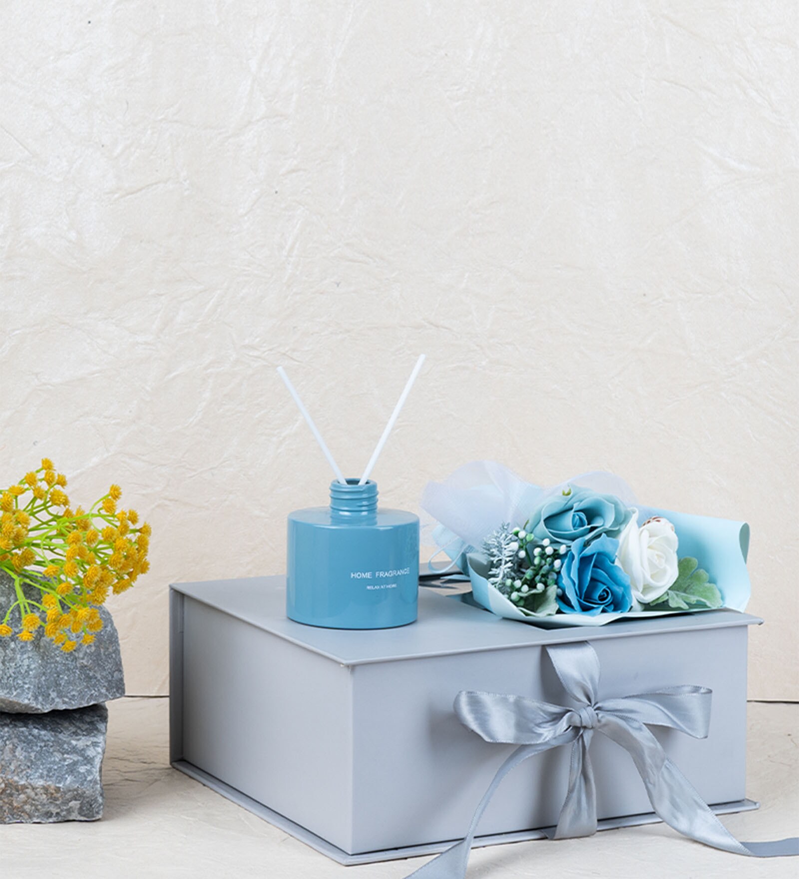 Cold Water Aroma Floral Reed Diffuser Gift Set